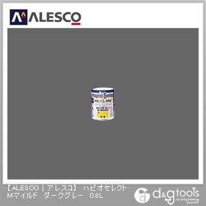 ハピオセレクトMマイルド水性シリコン多用途塗料 ダークグレー 0.8L 1