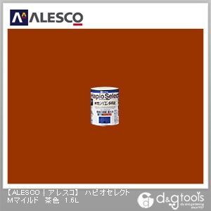 ハピオセレクトMマイルド水性シリコン多用途塗料 茶色 1.6L 1