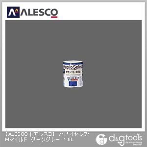 ハピオセレクトMマイルド水性シリコン多用途塗料 ダークグレー 1.6L 1