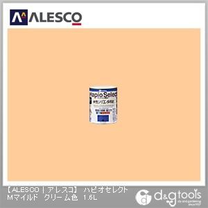 ハピオセレクトMマイルド水性シリコン多用途塗料 クリーム色 1.6L 1