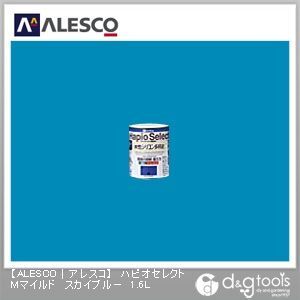 ハピオセレクトMマイルド水性シリコン多用途塗料 スカイブルー 1.6L 1