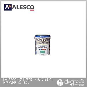 ハピオセレクトMマイルド水性シリコン多用途塗料 白 3.2L 1