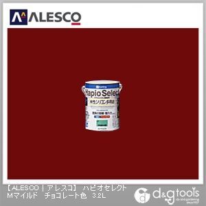 ハピオセレクトMマイルド水性シリコン多用途塗料 チョコレート色 3.2L 1