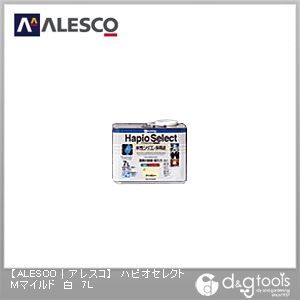 ハピオセレクトMマイルド水性シリコン多用途塗料 白 7L 1