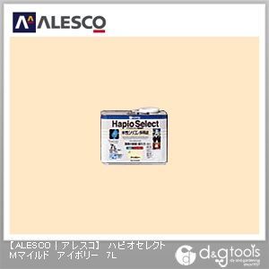 ハピオセレクトMマイルド水性シリコン多用途塗料 アイボリー 7L 1