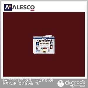 ハピオセレクトMマイルド水性シリコン多用途塗料 こげちゃ色 7L 1