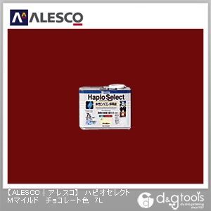 ハピオセレクトMマイルド水性シリコン多用途塗料 チョコレート色 7L 1