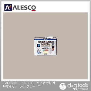 ハピオセレクトMマイルド水性シリコン多用途塗料 ライトグレー 7L 1