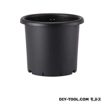 菊鉢8号土容量7.0L ブラック 270φ×229mm 1