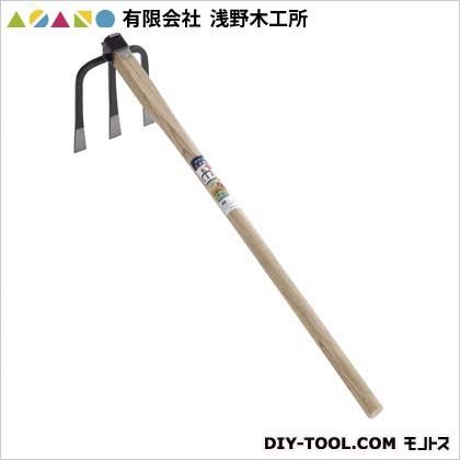 三本鍬(大)ナラ材(手打全鋼) 15305 1