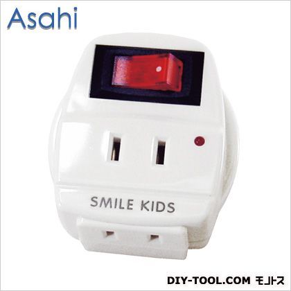 雷ガード付2口節電コンセント ASW-002 1