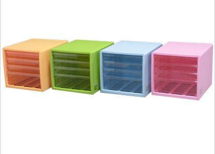 オレンジ 外寸:277×336×256mm引出し内寸:浅型/237×310×36mm深型/235×308×79mm 浅3深1段 1個