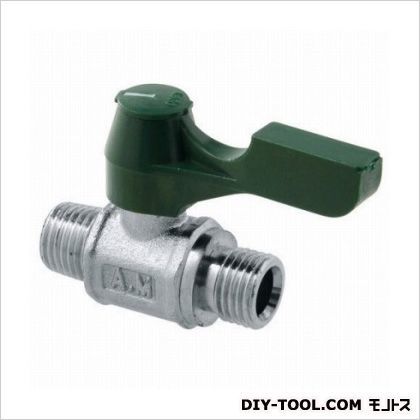 ボール式エアーコック 1/4R(PT)×1/4G(PF) D-03 1