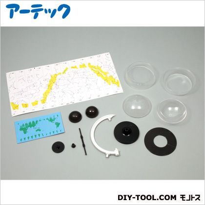 手作り透明天球儀 完成サイズ:110×150mm球径:100mm土台:φ75×全高158mm 55705 1