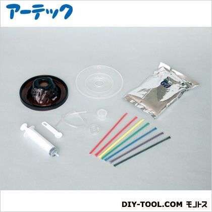 作って学ぶ火山のメカニズム 火山模型(組み立て済):φ138×55mm 55709 1