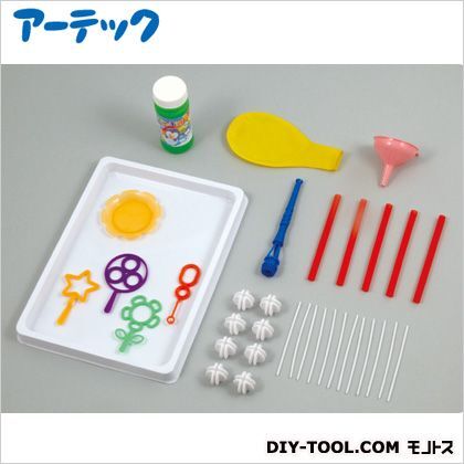 化学シャボン玉 ジョイント:φ20mmスティック:φ2×80mm受け皿:φ62mmふり輪:37×65mm 55734 1