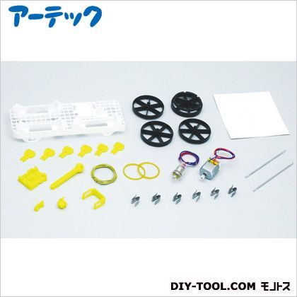 つなげて走る!直列並列カー 基本実験カー:86×152×53mm 55757 1