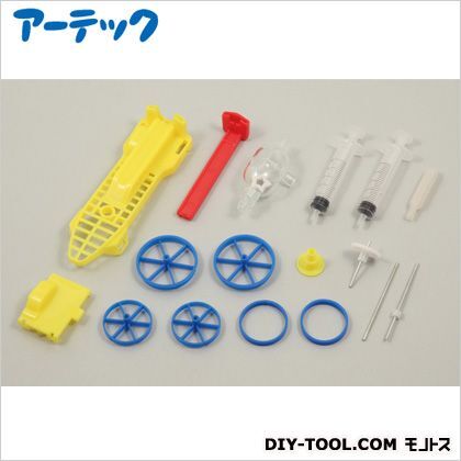 エアチャージカーで学ぶ空気の力 組み立て時:73×57×156mm 55764 1