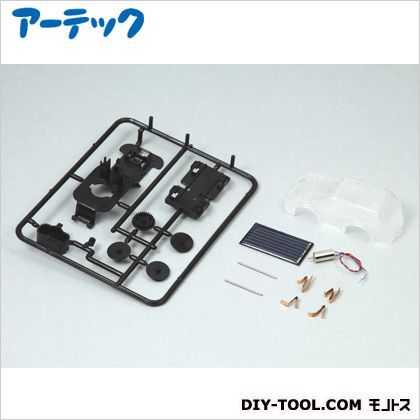 ソーラーミニカーで学ぶ太陽光発電 完成品:74×30×36mm 55786 1