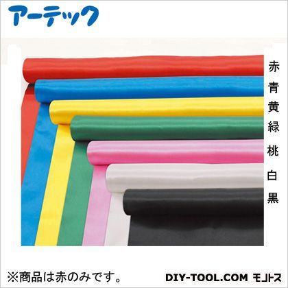 サテン布地10m巻(150cm幅) 赤 巾1.5m×10m巻全8色 1100 1