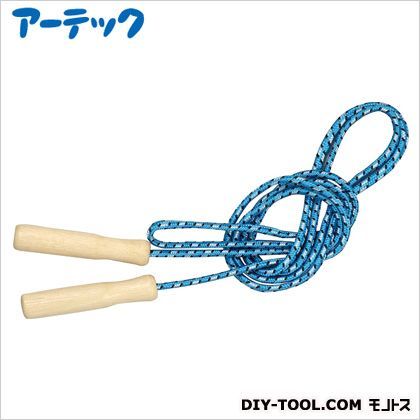 木柄カラーなわとびブルー 1366 1