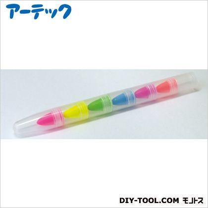 洗える蛍光クレヨン6色組