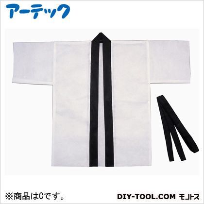 カラー不織布ハッピ園児用C白 4055 1