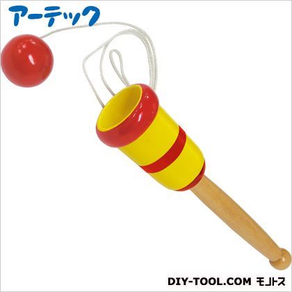 簡単けん玉(木製)着色済