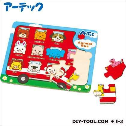 木製パズルアニマルバス