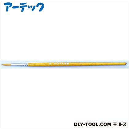 ナイロン水彩画筆(茶毛)丸6号 10626 1