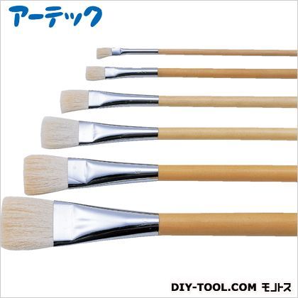 平筆(ポスター用・白毛)0号