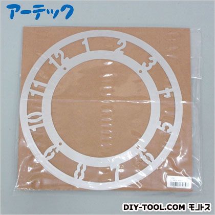 メタリック時計用アートガラス160φ 13111 1