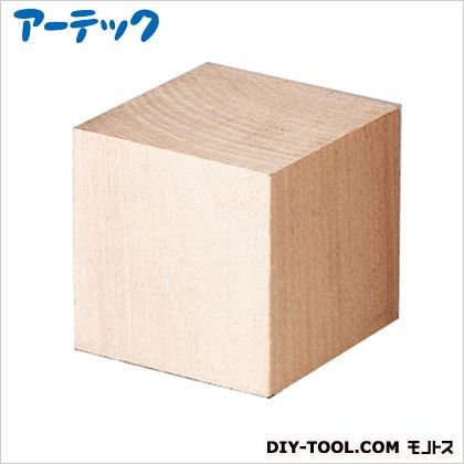 立体木彫キューブ(桂)50mm角 31027 1