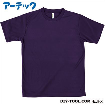 ライトドライTシャツMパープル014