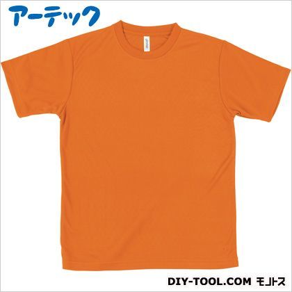 ライトドライTシャツMオレンジ015
