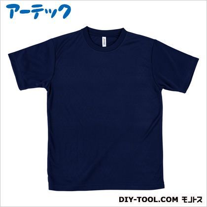 ライトドライTシャツLネイビー031