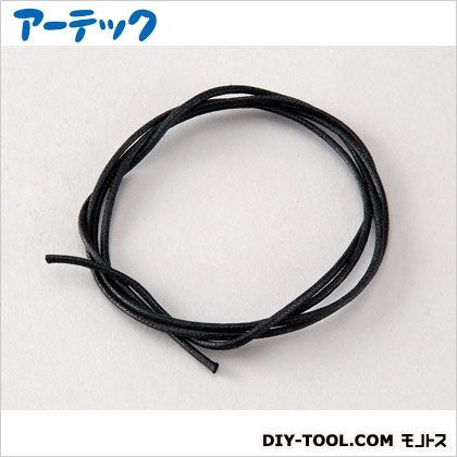 ワックスコード80cm黒(ロウ引ヒモ)10本 46537 1