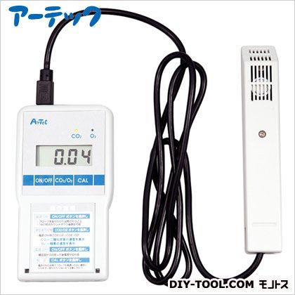 ATデジタルCO2/O2チェッカー 93616 1