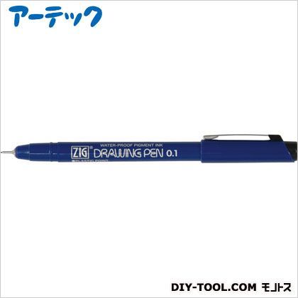 カラードローイングペン黒0.1 129170 1