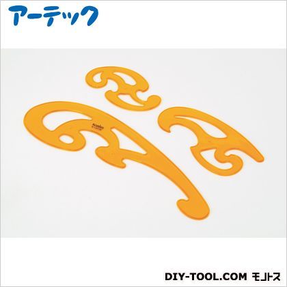 雲形定規3種セット 129180 1