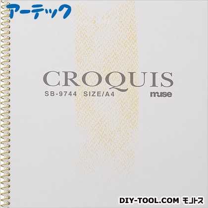 Muクロッキー用紙A4SB-9744イエロー 140704 1