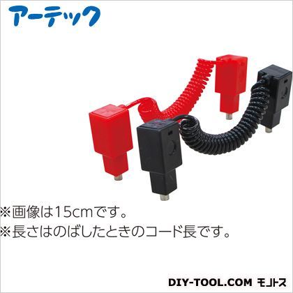 コネクタ赤黒2本組15cm(ヘッダ-品名シ-ル付) 153184 1点