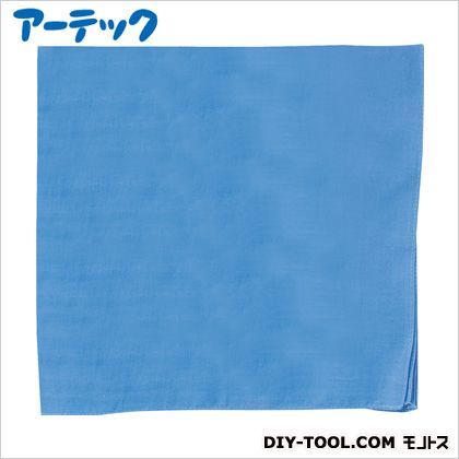 バンダナ無地青約550×550mm 1613 1