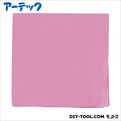 バンダナ無地桃約550×550mm 1616 1