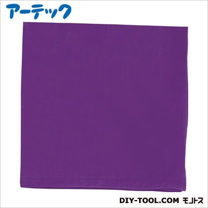 バンダナ無地紫約550×550mm 1618 1