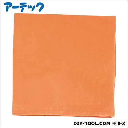 バンダナ無地オレンジ約550×550mm 1619 1枚