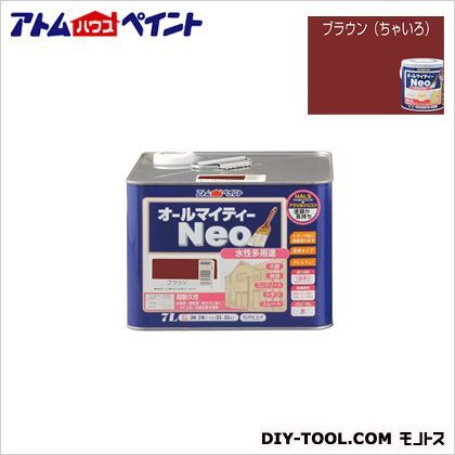 水性オールマイティーネオ(水性つやあり多用途塗料) ブラウン 7L 1
