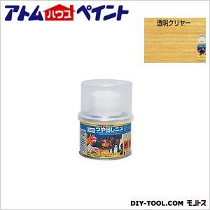 水溶性ハケ入りつや出しニス クリヤー 100ml 1