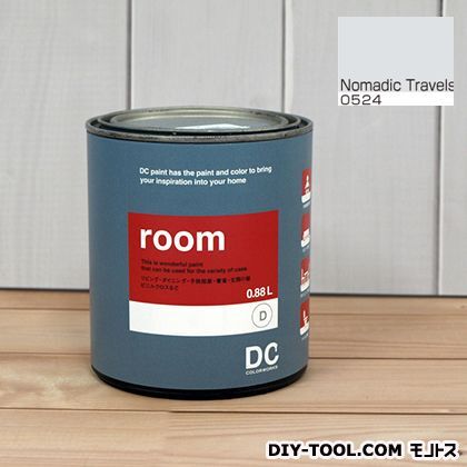 かべ紙に塗る水性塗料Room(室内壁用ペイント) 【0524】Nomadic Travels 約0.9L 1
