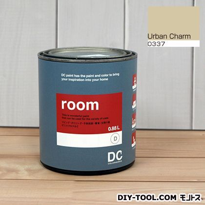 かべ紙に塗る水性塗料Room(室内壁用ペイント) 【0337】Urban Charm 約0.9L 1